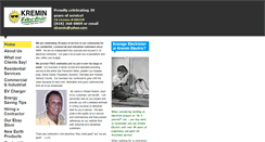 Desktop Screenshot of kreminelectric.com