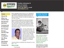 Tablet Screenshot of kreminelectric.com